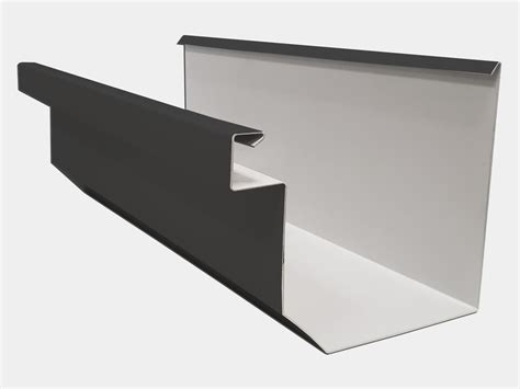 metal roof box gutters|residential box gutter.